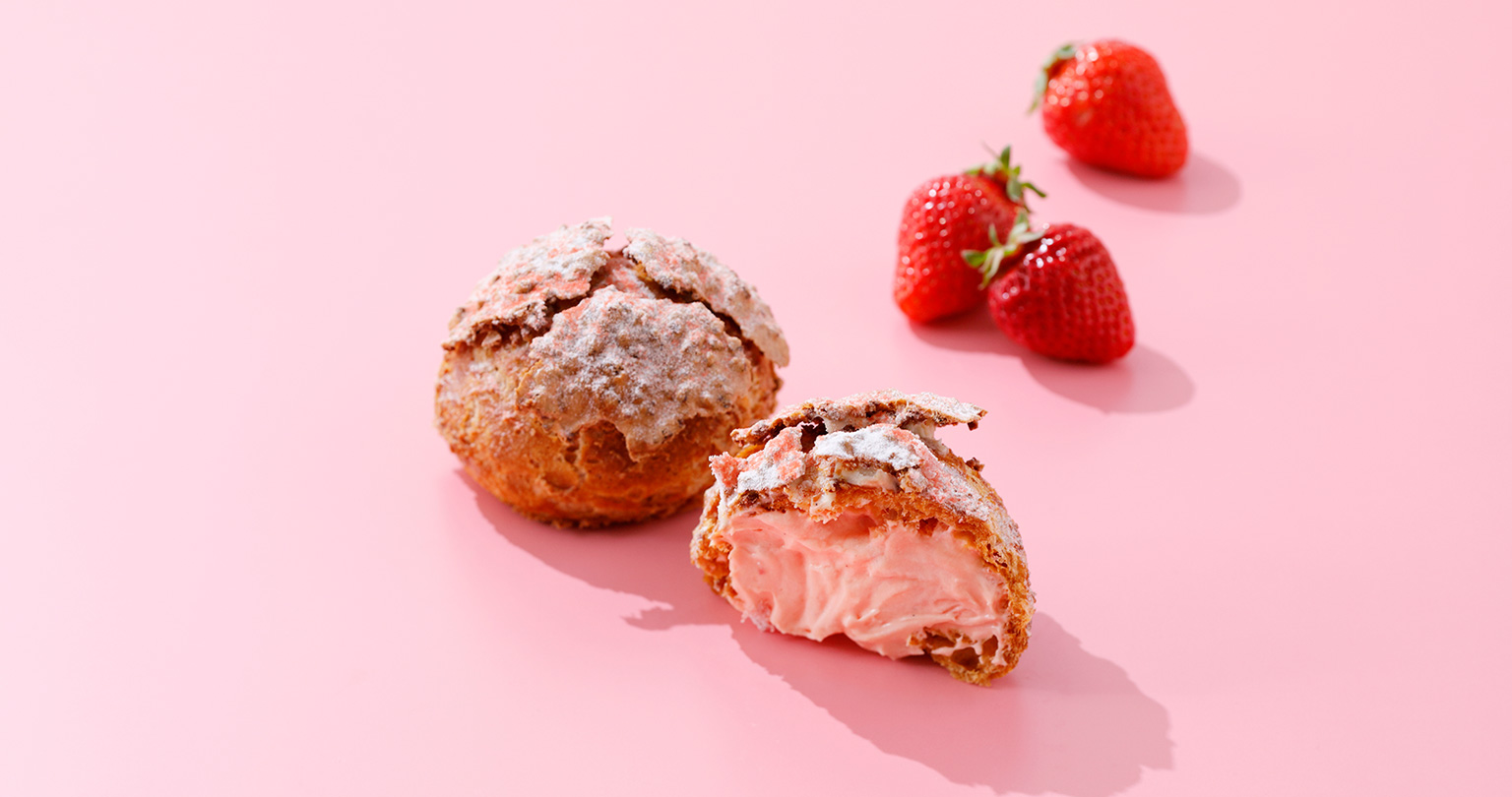 シュークリームいちご